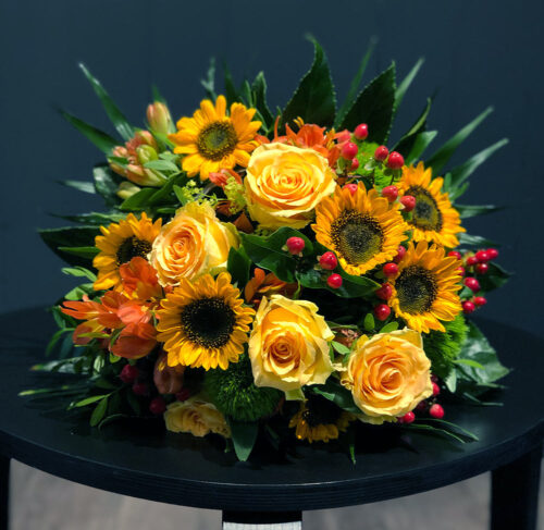 Blumenstrauß Herbstsonnenbote