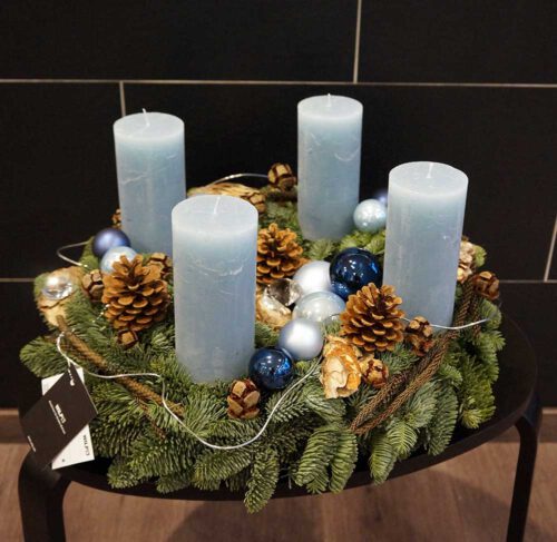 Adventkranz LightBlue