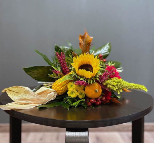 Kleiner Herbststrauß - Willkommen Oktober